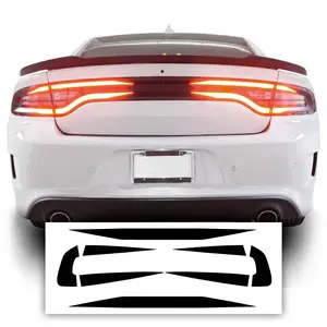 Tail Light Race Track Bat Vinyl Overlay Decal Sticker Film Fits Dodge Charger 2015-2022
