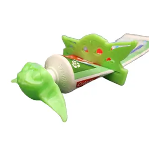 Glowing Baby Yod Toothpaste Dispenser/Cap & Squeezer Set