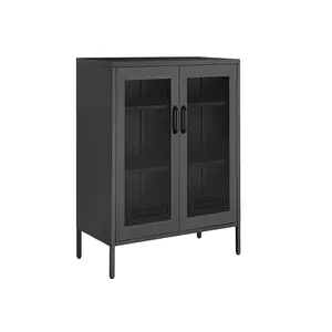 SONGMICS Metal Storage Cabinet with Mesh Doors SONGMICS Metal Storage Cabinet with Mesh Doors