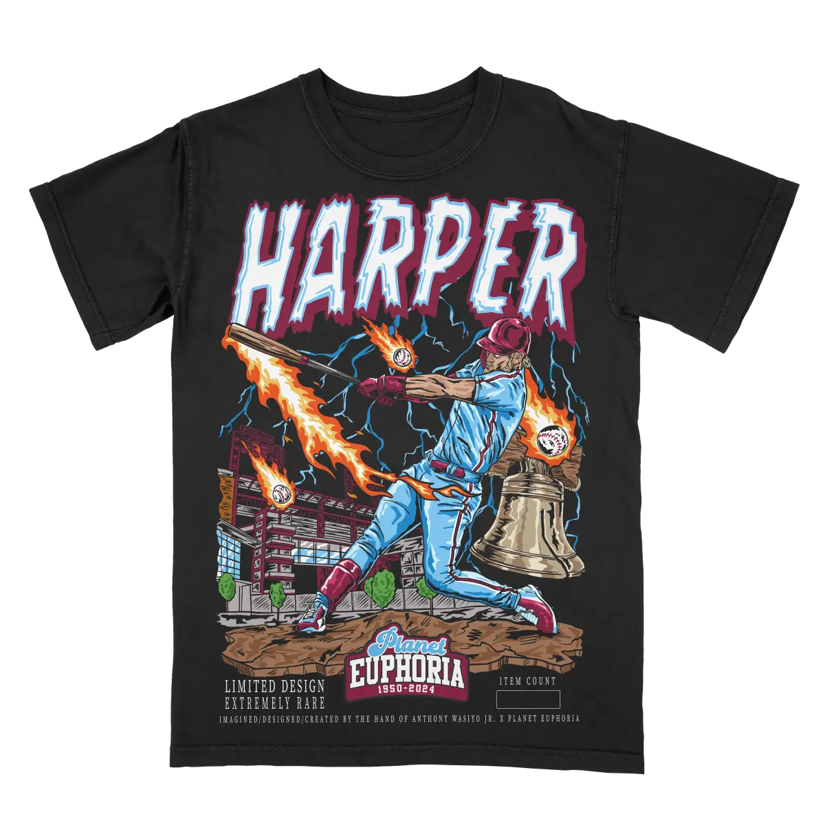 Bryce Harper Planet Euphoria Shirt Vintage 90s Baseball Graphic Tee for Men Women Fans Y2k Streetwear