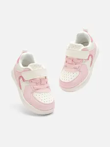 Balabala Kids Classic White Sneakers 2026 Spring Low-Top School Shoes for Boys & Girls with Protective Toe Cap & Ultra-Lightweight Cushioned Sole