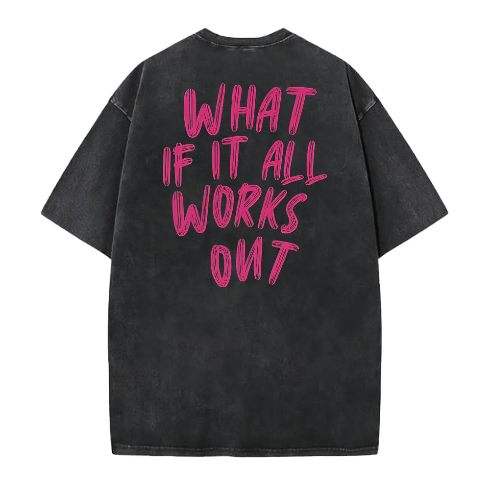 Washed T-shirt-Black
