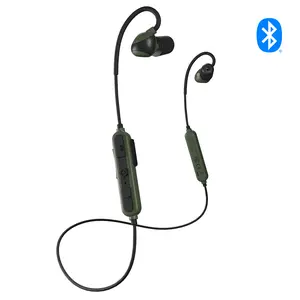 ADVANCE BT Tactical Hearing Protector with Bluetooth 5.1, IP67 Waterproof, 10-20 Hours Battery, SafeMax Technology, Noise Isolating Microphone, Ultra-Durable, Includes Eartips & Travel Case