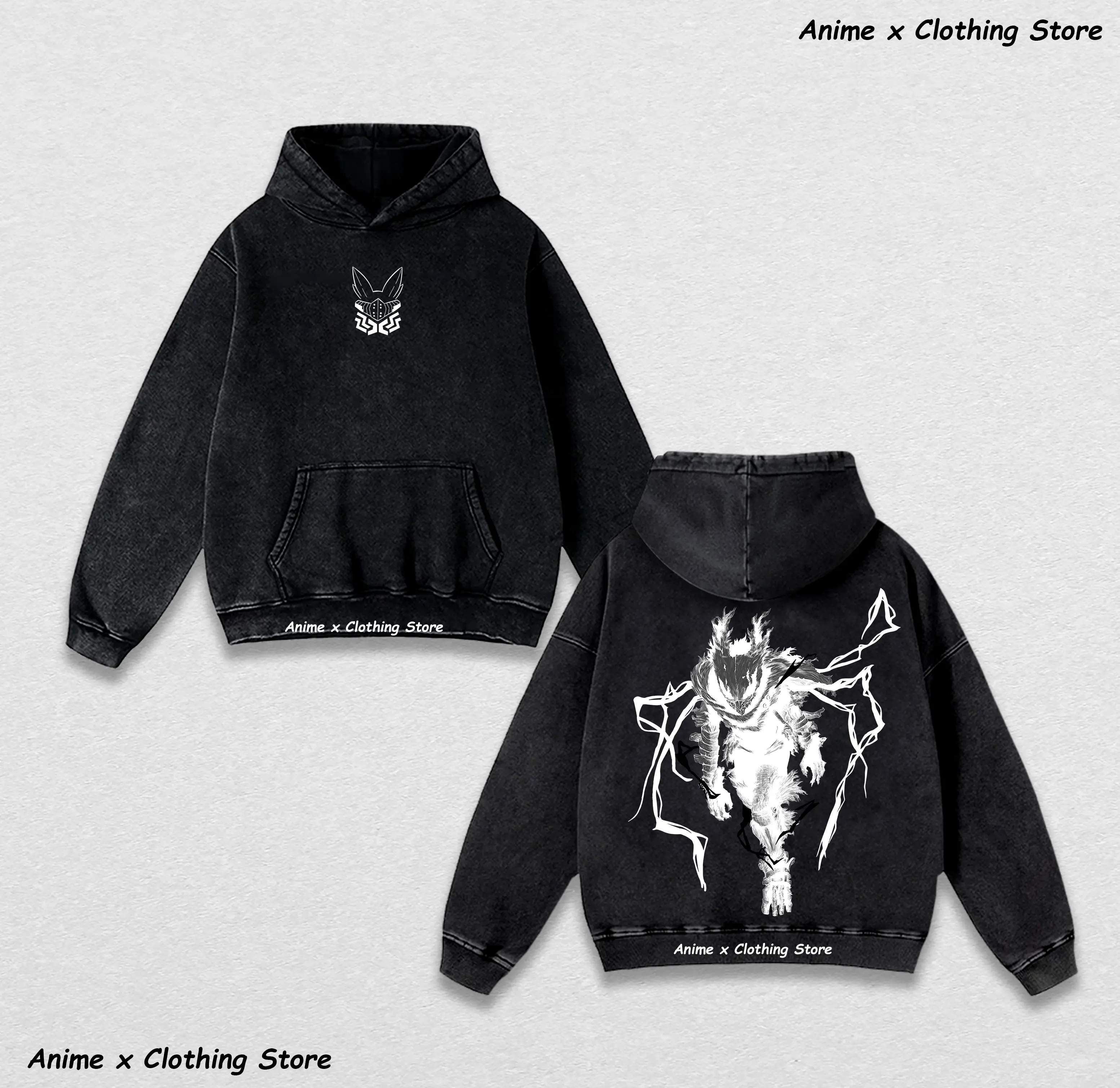 Retro Vintage Limited Midoriya Izuku x My Hero Academia Deku Anime Double Printed Oversized Washed Hoodie Unisex Oversize Anime Manga Acid Washed Lightweight Cotton Hoodie, Hoodies & Sweater Wash Gift For Anime Fan, Anime Lover