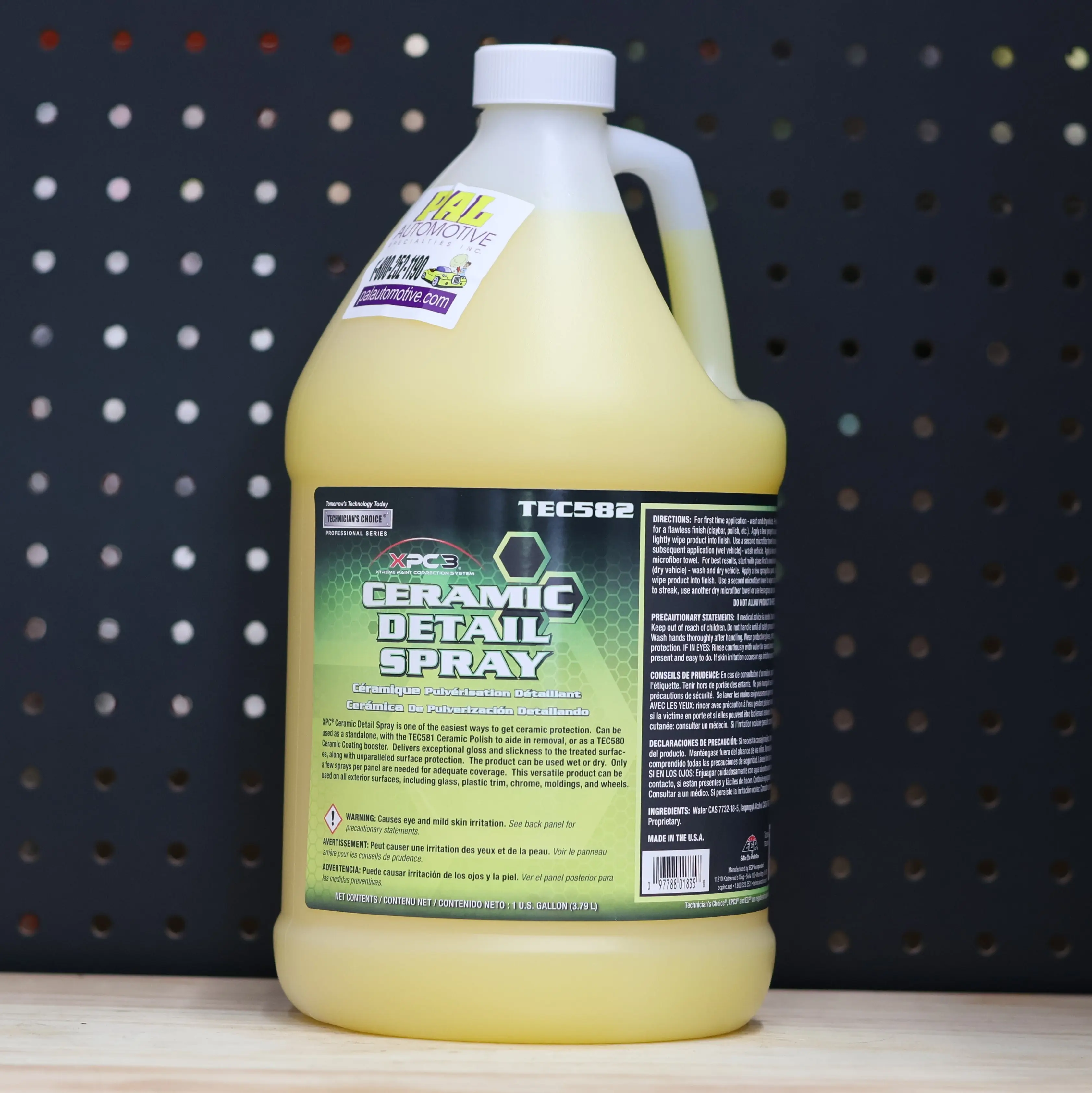 TEC CERAMIC DETAIL SPRAY GALLON TEC582 Car Care Products Car Detailing Chemicals