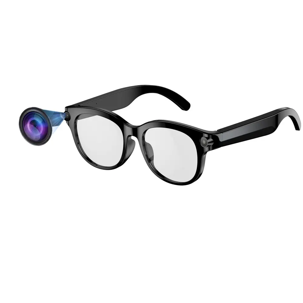 AI Smart Glasses with Camera and Video， 2MP Anti-Shake Camera ，for Men Women ，Ai Object Recognition Sunglasses  , Real Time Translation ，Ai Voice Control ，Bluetooth Calling