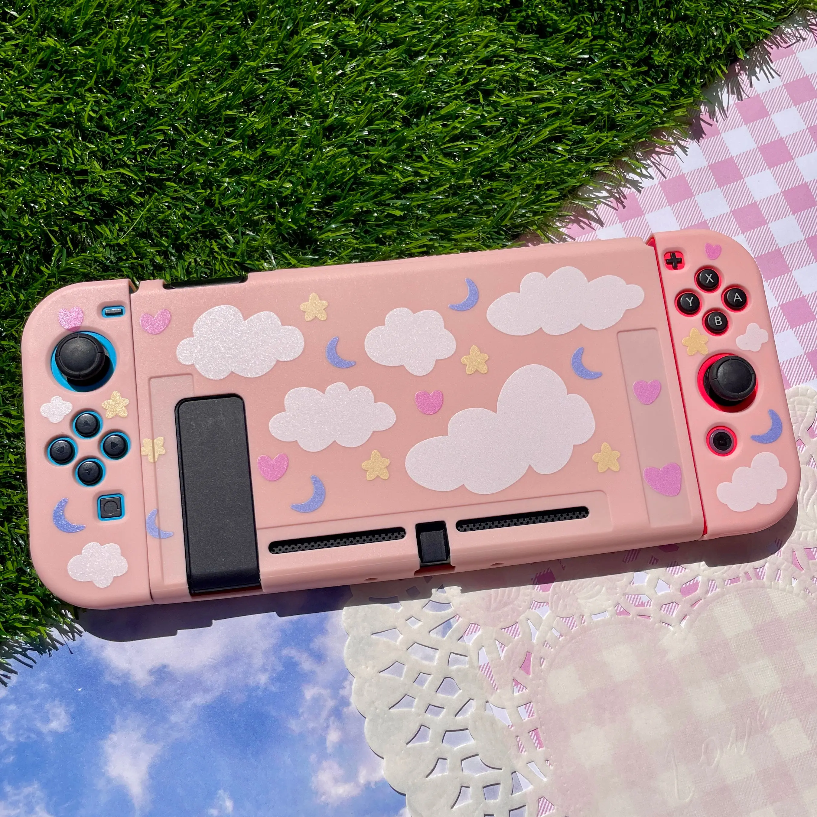 Pink Dreamy Cloud Nintendo Switch Case