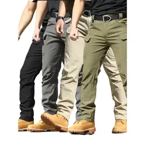 4PCS men's tactical work pants, multiple pockets, durable fabric GARMENTARY