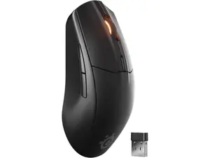 SteelSeries Rival 3 Wireless Gen 2 Gaming Mouse — 2.4GHz and Bluetooth, 18000 DPI TrueMove Air Optical Sensor, 60 Million Click Durability, Light-Weight, 100% PTFE Feet — Black
