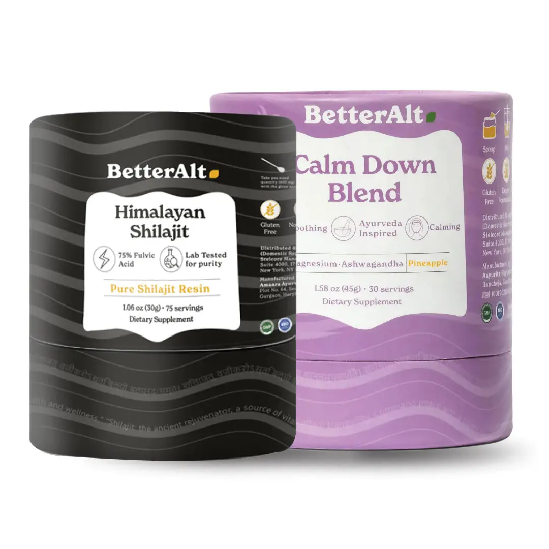 BetterAlt Nirvana Kit | Himalayan Shilajit + Magnesium Glycinate Powder | 75 + 30 servings
