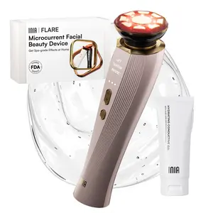 [New Color Drop] INIA FLARE All-in-One Facial Beauty Device, 3-in-1 Facial Massager Beauty Device for Face and Neck Skin Rejuvenation Lifting/ Tightening/ Infusing, Mother's Day Special Gift