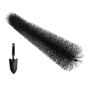 【Summervibes】VEVOR Gutter Brush, 120 Feet Total Length 4.33 inch Diameter Gutter Cleaning Tools, Ground-Level Gutter Brush Leaf Guard for 5 Inch Gutters, Easily Clear roof Leaves and Debris, 40 Pack Steel Cleaner