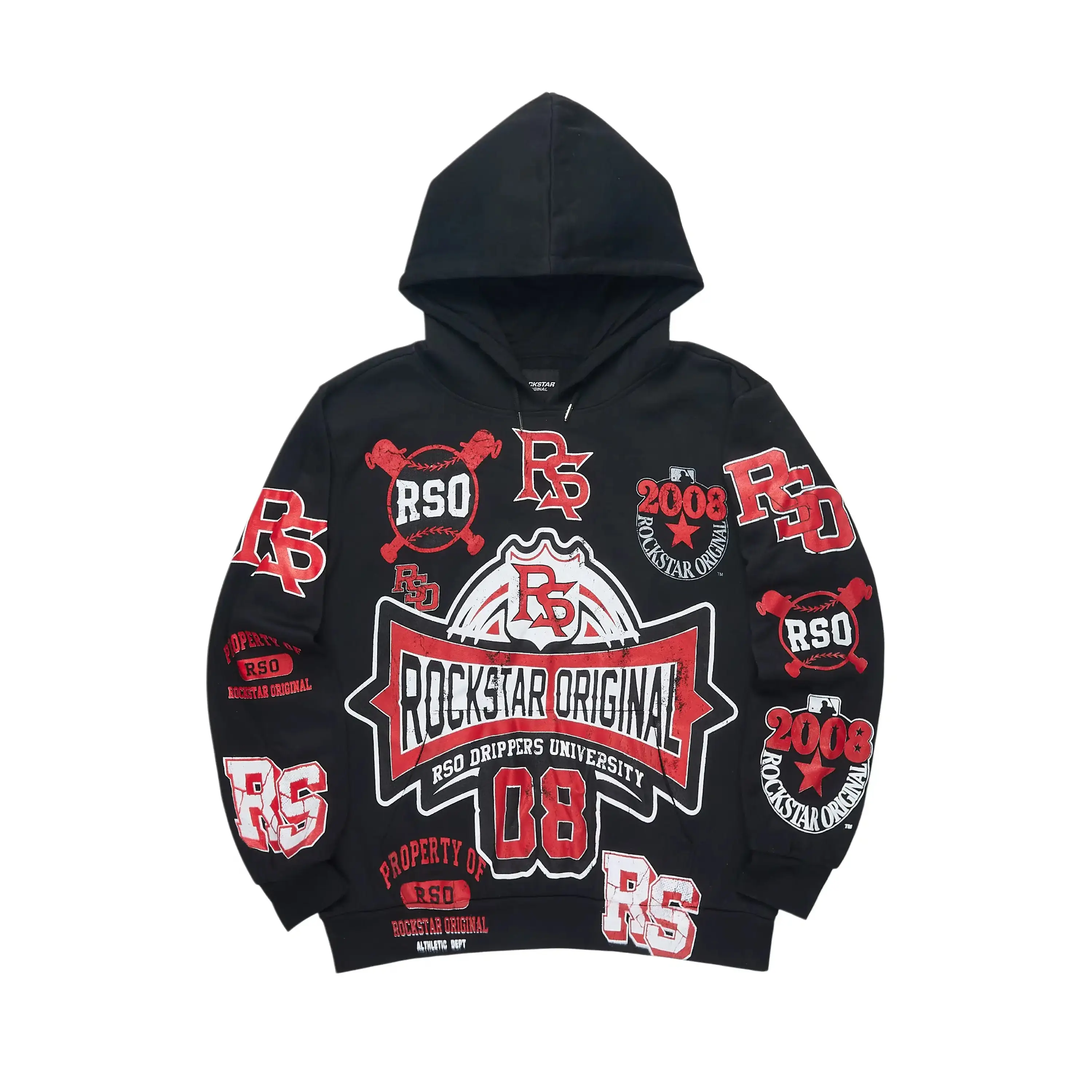 Mavrix Black Graphic Hoodie