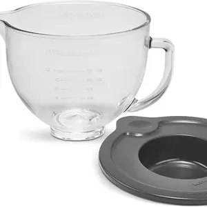 KitchenAid Stand Mixer Bowl, 5 quart, Glass with Measurement Markings
