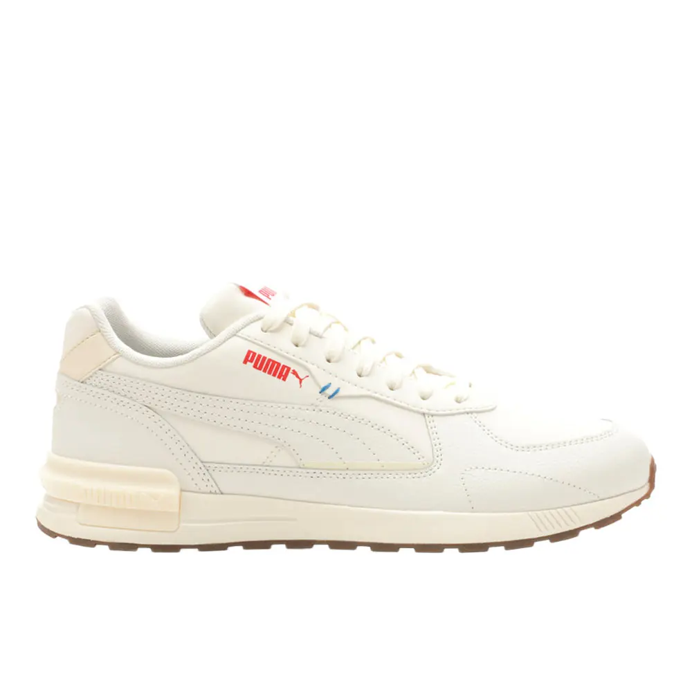 PUMA Mens Graviton Lace Up Sneakers Shoes Casual - Off White