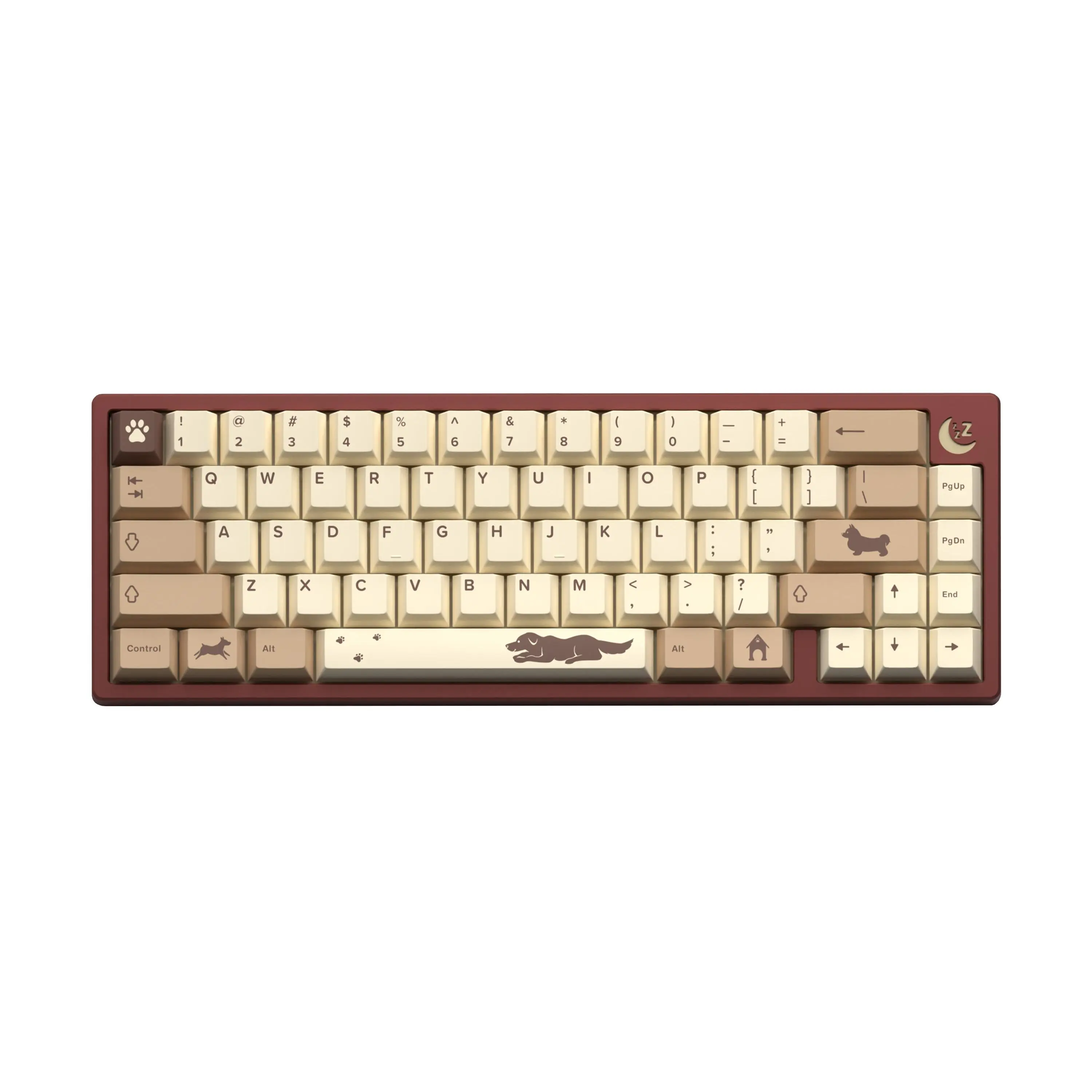 PBT Doggie Keycaps
