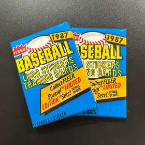 Two Packs of 1987 Fleer MLB Baseball Trading Cards