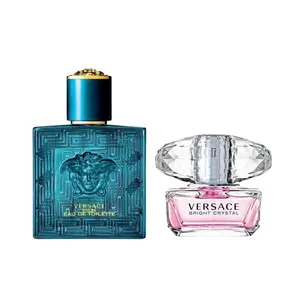 Versace Eros and Versace Bright Crystal Eau de Toilette Combo – 1.7 oz Each Versace Eros and Versace Bright Crystal Eau de Toilette Combo – 1.7 oz Each