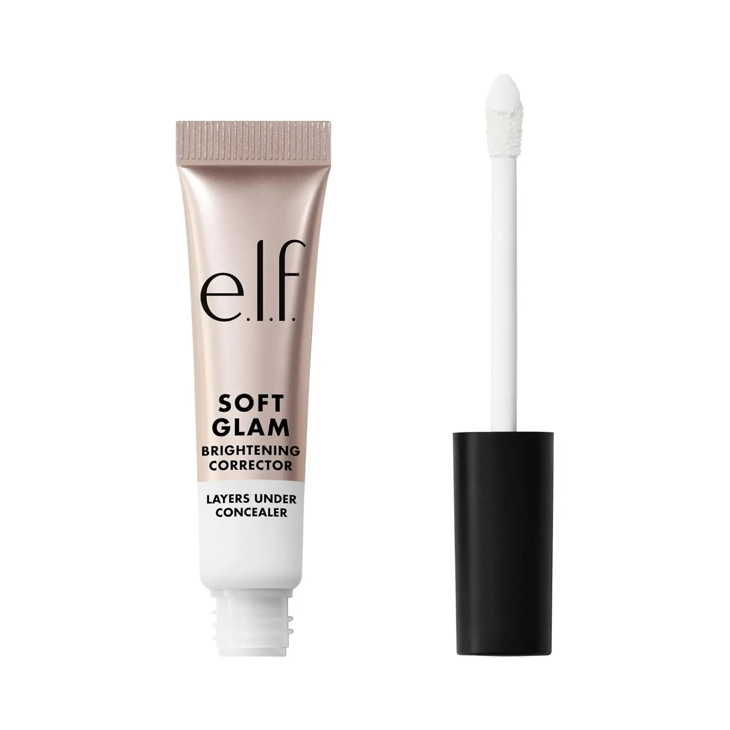 e.l.f. Soft Glam Brightening Corrector, Helps Minimize Dark Circles & Discoloration, Hydrating With A Natural Finish, Vegan & Cruelty-Free, Light Pink
