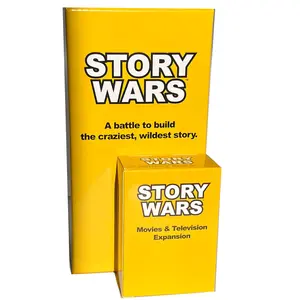 STORY WARS Party Game Box Set, Main Game + Movies & Television Expansion, Hilarious New Card Game for Game Night, Wild, Crazy, Silly, Fun Storytelling Battles for Adult Friends and Family Party