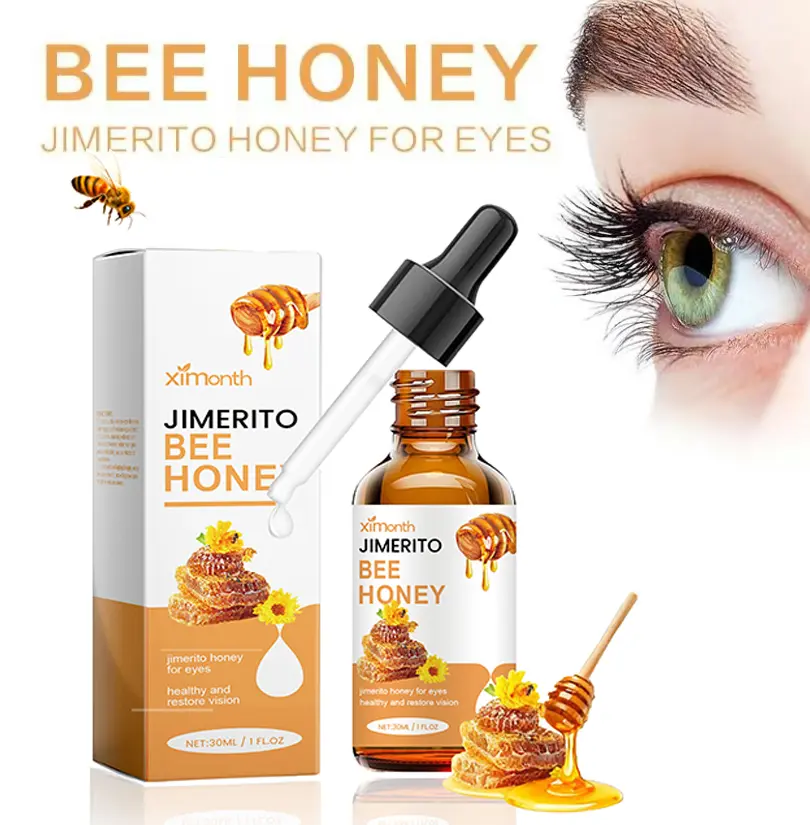 Ximonth Jimerito Honey for Eyes | A natural daily solution for dry, tired eyes.  Helps ease discomfort from dryness and eye floaters while gently cleansing and nourishing the delicate eye area