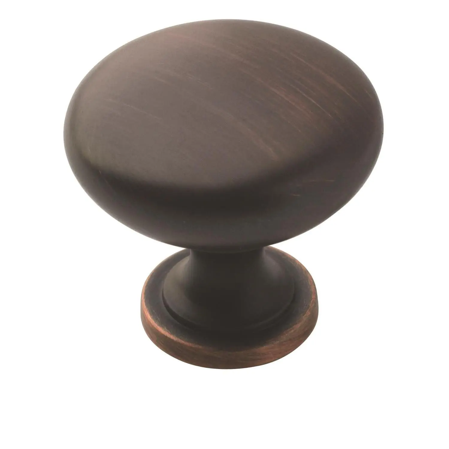 Oil Rubbed Bronze | 1-1/4 inch (32 mm) Diameter Edona 1 Pack Drawer Knob Cabinet Hardware