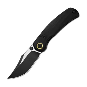 Kizer Pioneer Series 14C28N G10/Richlite/Micarta Thumb Stud ZX-FK03M1 Exclusive Edition, Camping Outdoor Tool, Portable Men EDC Tool