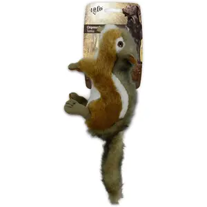 Squeaky Dog Toys, Plush Dog , Stuffed Animal Dog Toys  Sm Medium Large Dogs, Soft Chipmunk  with Squeaker