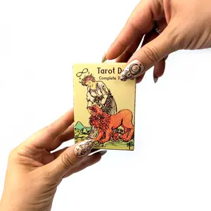 Witchy Cauldron Mini Tarot Cards Deck – Pocket Rider Waite Oracle to Go Kit with Guidebook | Mini Tarot Deck for Beginners