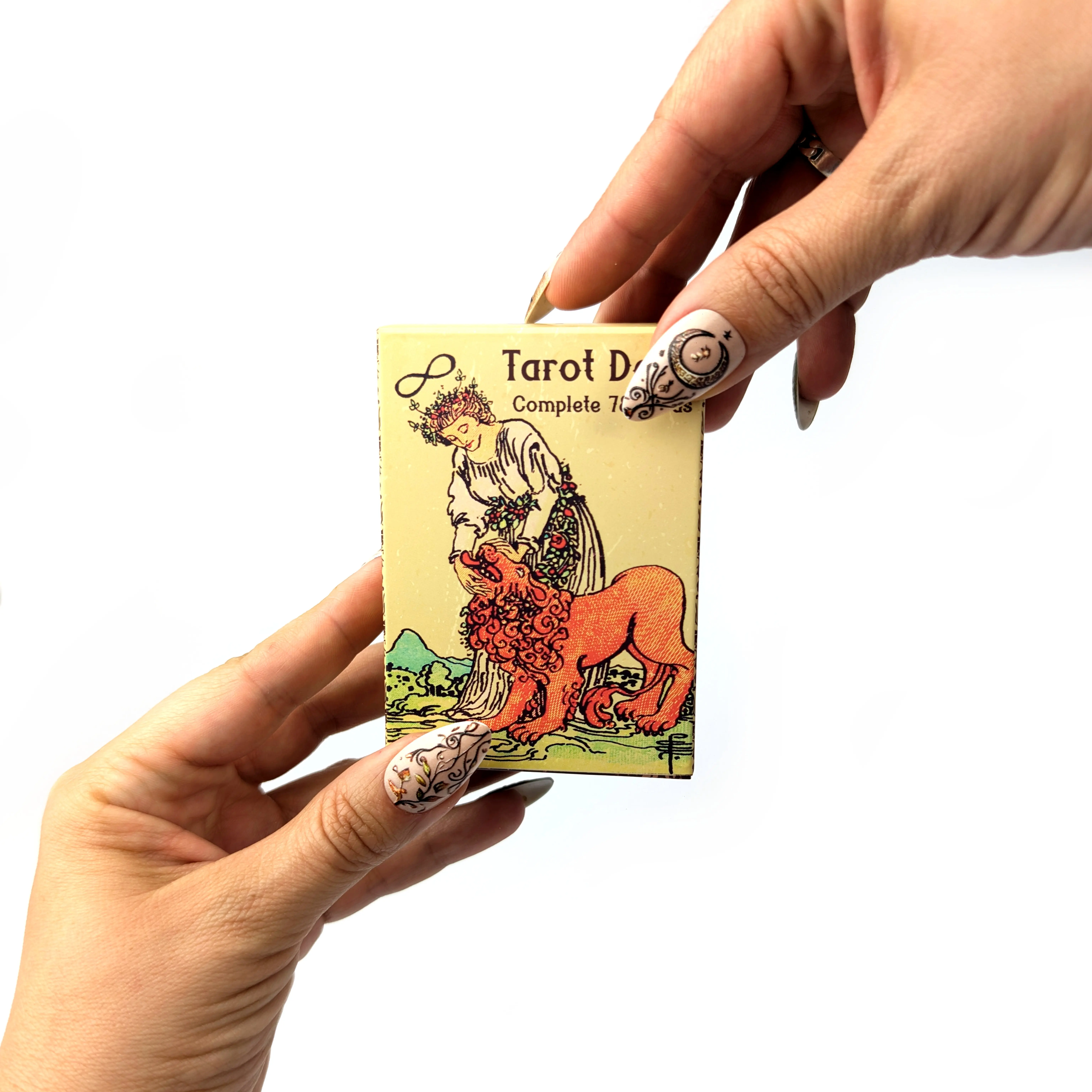 Witchy Cauldron Mini Tarot Cards Deck – Pocket Rider Waite Oracle to Go Kit with Guidebook | Mini Tarot Deck for Beginners
