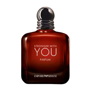 GIORGIO ARMANI Men's 3.4oz Stronger With You Parfum, Male Fragrance Infused With Lavender, Chestnut, Pink Pepper Notes