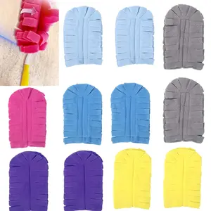 [Hand Tools Kits] Pack of 12/6 Heavy Duty Electrostatic Disposable Duster Refills Set (without Handles),Muti-color,Ideal for Pet Hair Removal,Replacement Head,Bulk,Halloween Christmas Party Gifts