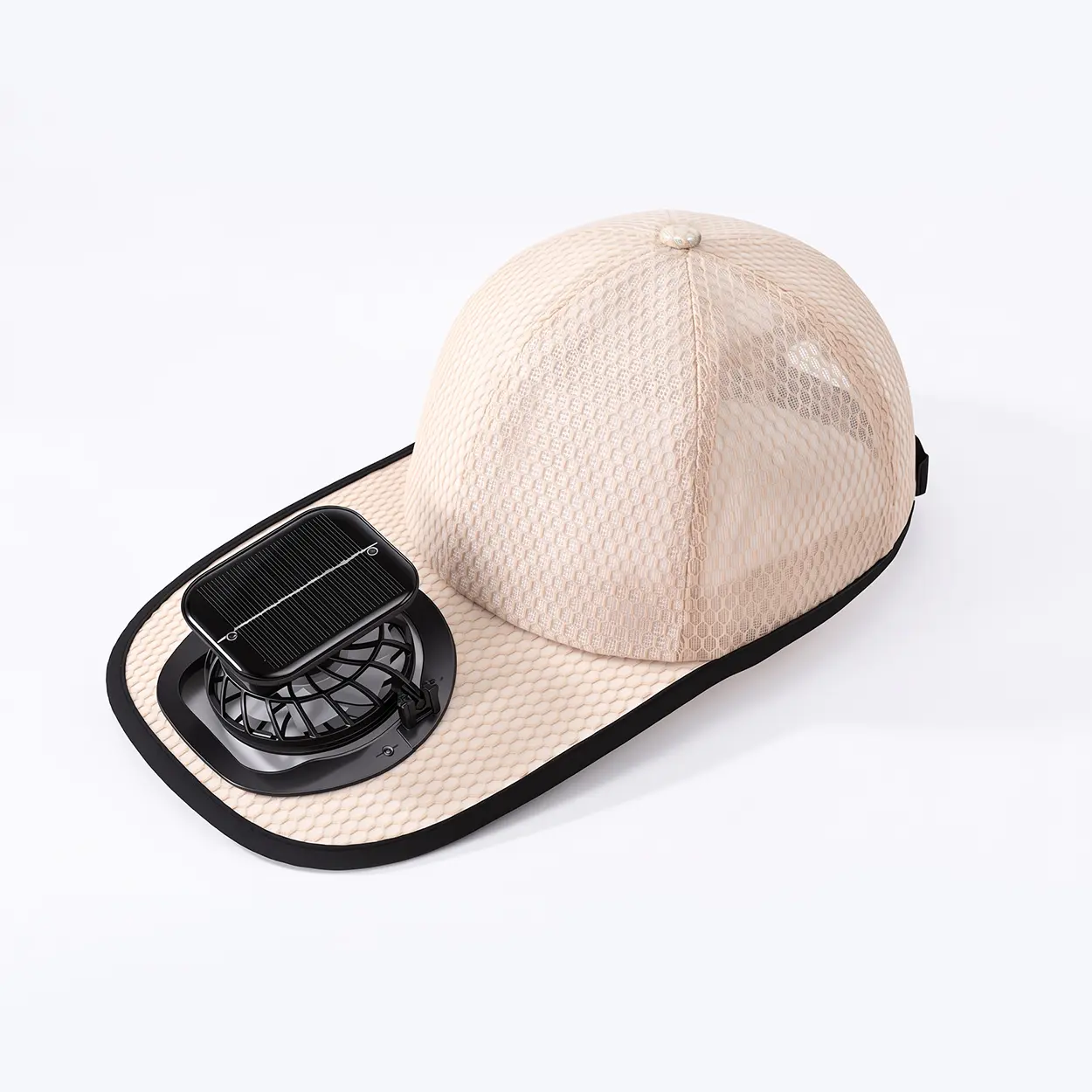 Solar & USB Dual Charging Cooling Fan Baseball Cap2.0Rro - 3 Speed Adjustable Breathable Mesh Sun Hat for Outdoor Fishing Hiking Summer Work