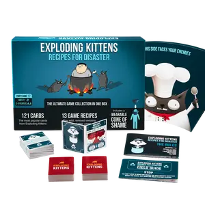 Recipes for Disaster by Exploding Kittens - The Ultimate Exploding Kittens Game with New Ways to Play - Family Friendly - Ages 7+ - 2-5 Players