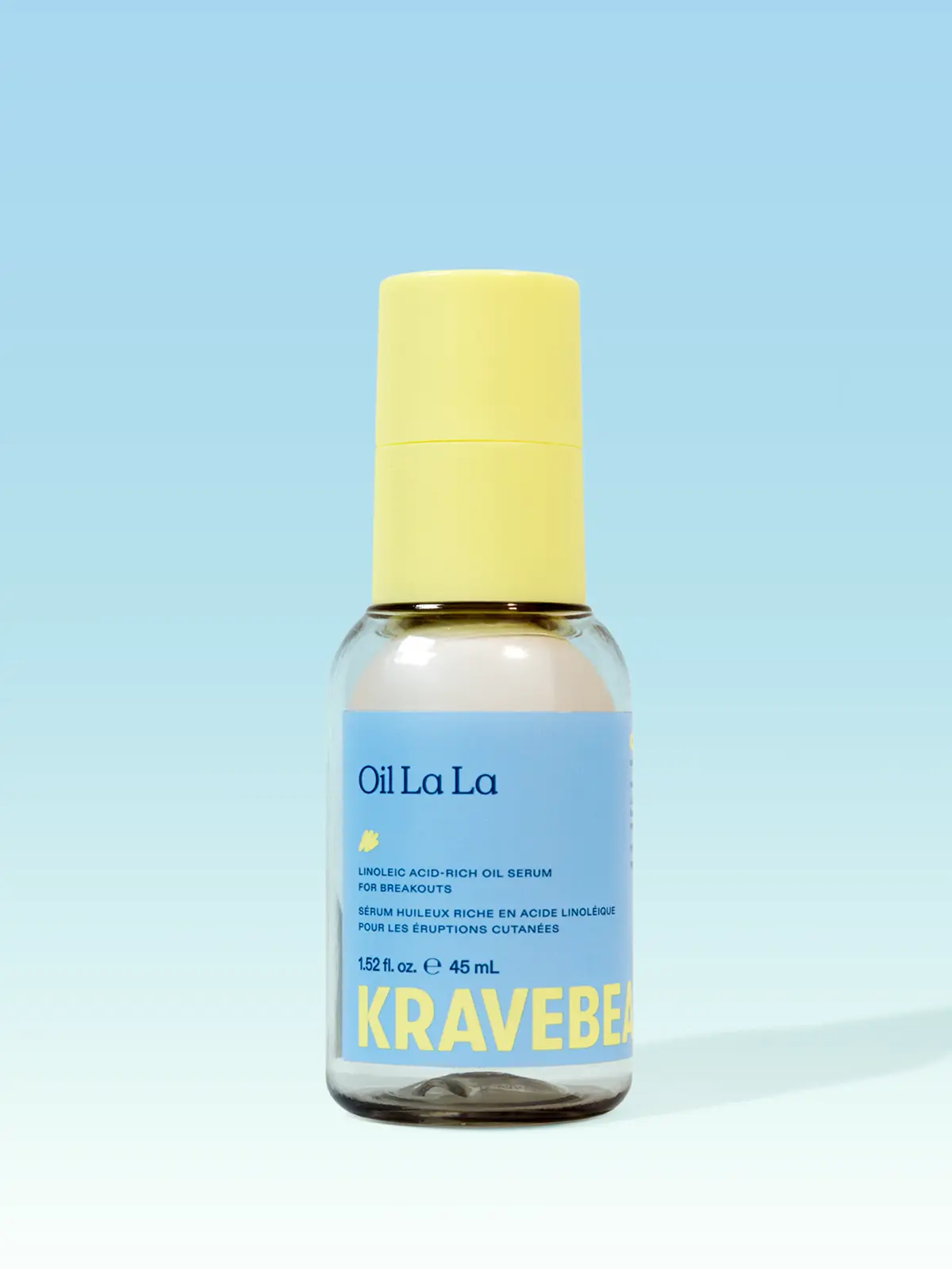 KraveBeauty Oil La La - Lightweight, Linoleic acid-Rich Oil Serum, Balance Sebum to Prevent Breakouts while Nourishing Skin Barrier