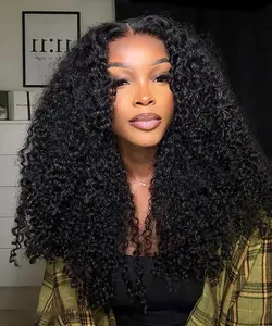 VIPbeauty Pixie Curly Bundles 10-32 Inch 100% Unprocessed Brazilian Virgin Hair 3 Bundles Human Hair Natural Colour Extensions Quick Weave