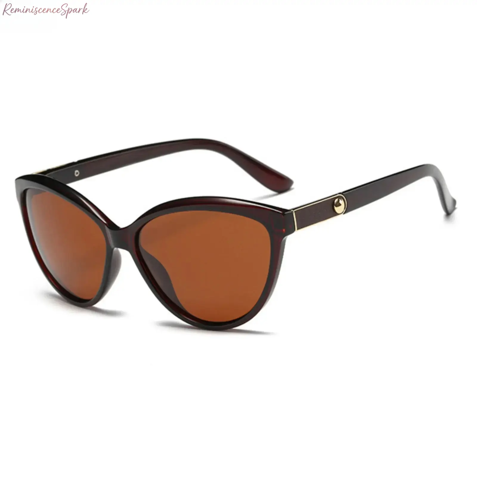 Women's Chic Cat Eye Sunglasses - Polarized Lenses, Lightweight Zinc Alloy Frame, UV400 Sun Protection, All Seasons, Eye-Friendly, Wear-Resistant for Comfortable Driving