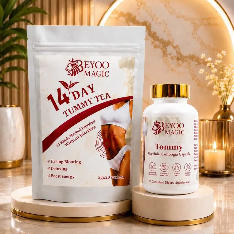 Tommy tea & Tablets Healthcare Set - Nutritional Wellness Support Tea and Herbal Supplements Tablets