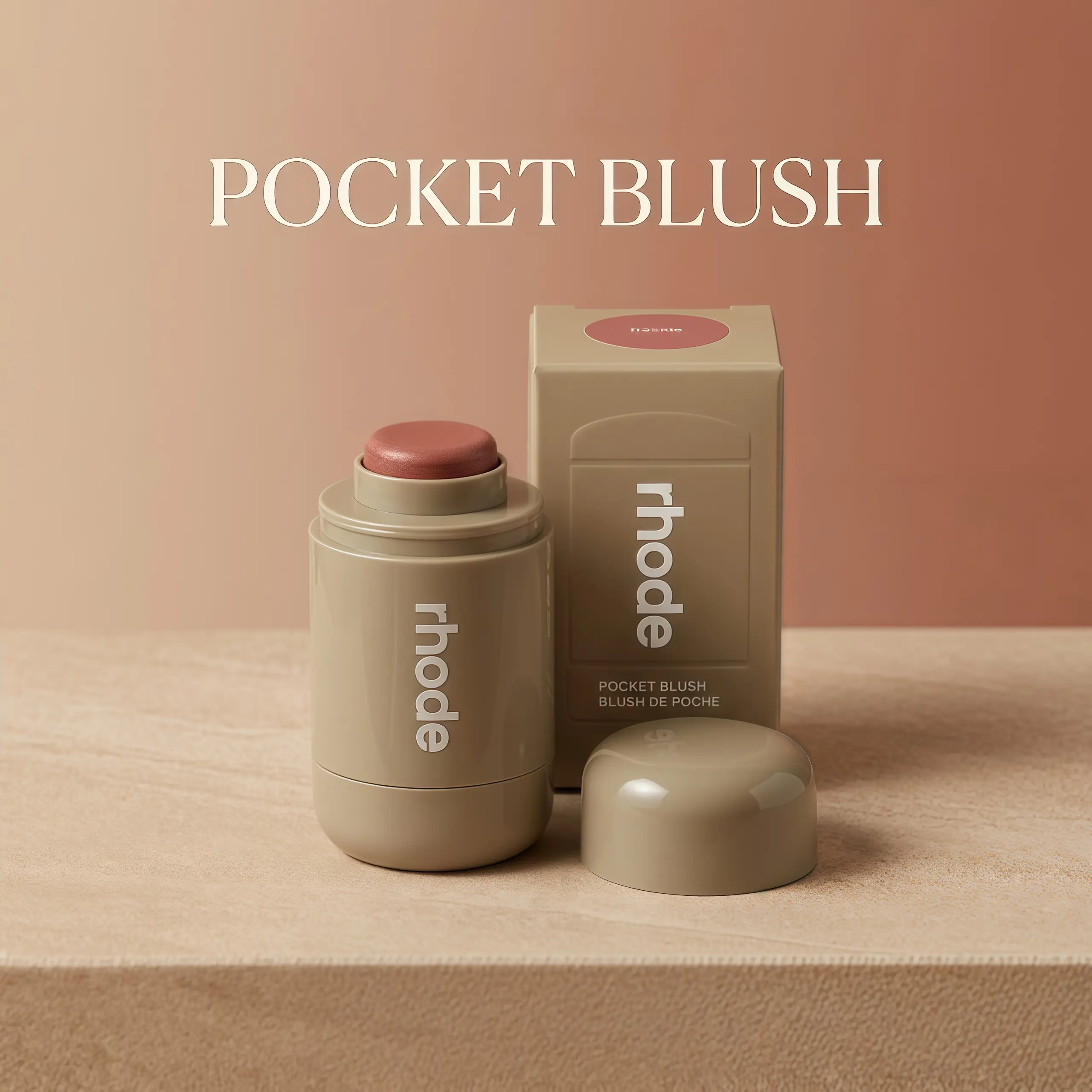 Viral Pocket Blush Stick – Hydrating Cream-to-Powder Cheek & Lip Tint, Buildable & Long-Lasting Natural Flush Cosmetic Makeup