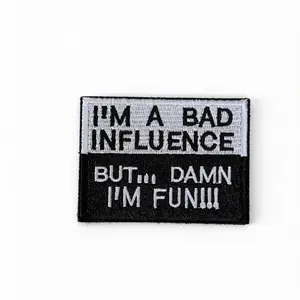 Funny Tactical Patch Humorous Embroidered Sticker for Backpacks Jackets Hats, Fun Magic Tape Badge, Unique Embroidery, Unique Accessory for