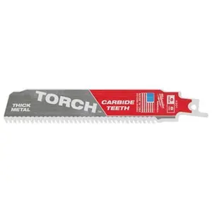 Milwaukee 48-00-5201 6" 8 TPI Torch SAWZALL Reciprocating Saw Blade