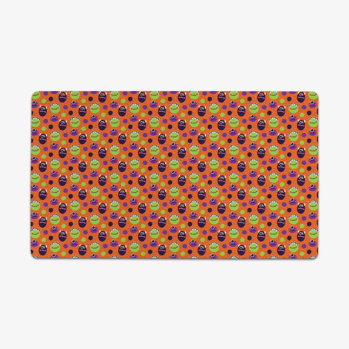 Cute Fuzzy Monsters Thin Desk Mat