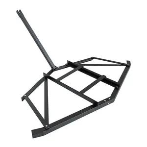 GARVEE Durable Steel Driveway Drag Harrow with Adjustable 72" & 66" Widths, Tow Behind Design for ATV, UTV, and Lawn Tractors, Featuring 2 Adjustable Bars, Ideal for Driveway Grading and Maintenance