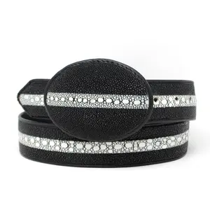 Los Altos Rowstone Stingray Belt- Black
