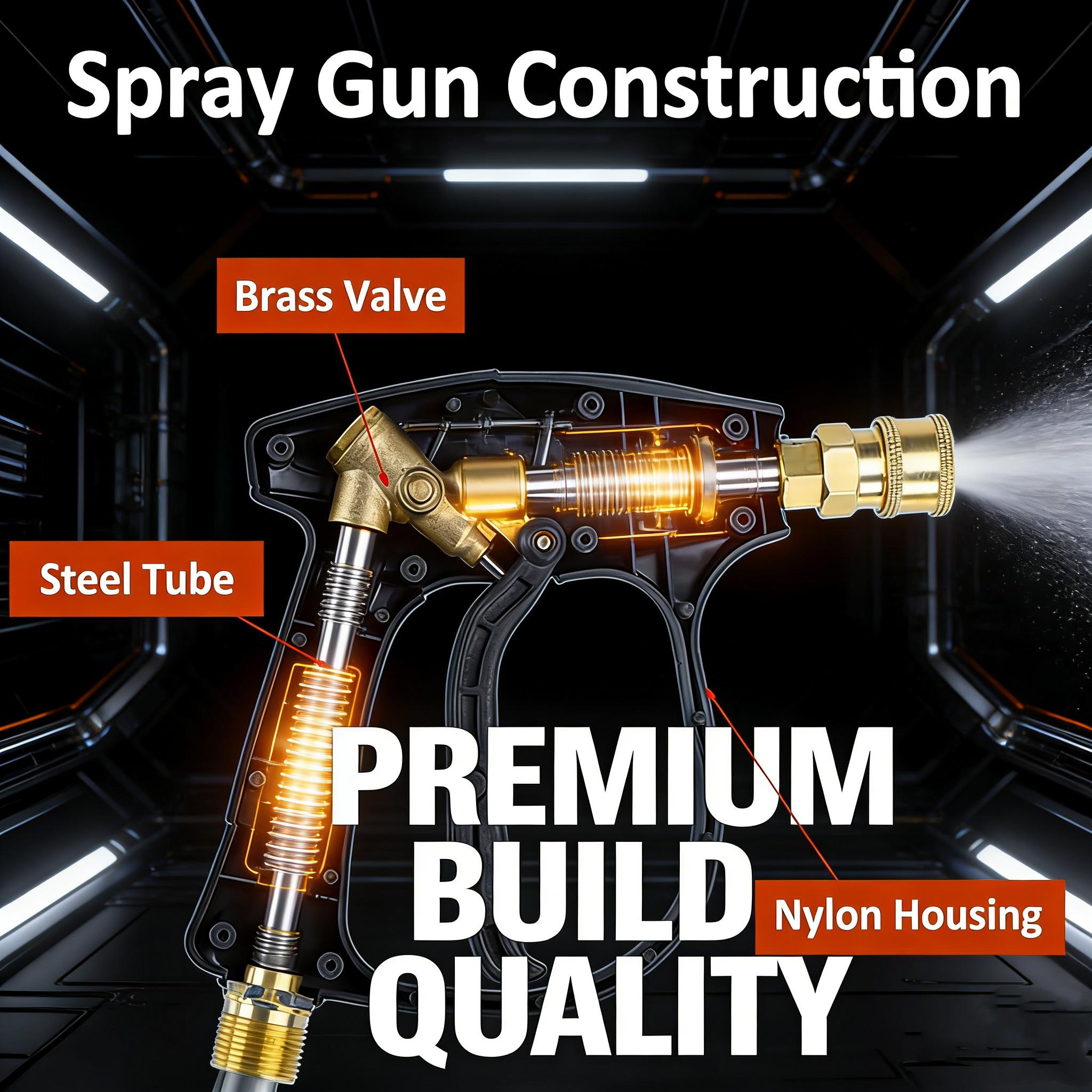 Cool Short Handheld Water Spray Tool – Perfect for Auto Detailing, Garage Cleaning, Outdoor Car Wash, Garden Use & DIY Maintenance | Portable, Easy-to-Use Spray for Cars, Bikes, SUVs, and Home Projects