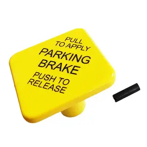 Yellow Parking Brake Valve Knob for Dash Brake Control Valve