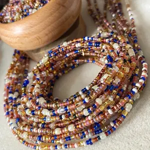 [MADE TO ORDER]  Ethereal Embrace Handcrafted Waist Bead - SINGLE Tie On Strand