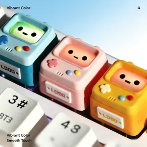 Artisan 1U Handmade Resin Keycap - Cute Nostalgic Game Console Shape, Frost-Finish Polycarbonate, Backlight-Friendly ESC Replacement for Cherry MX-Compatible Compact Mechanical Keyboards, Custom Accessory