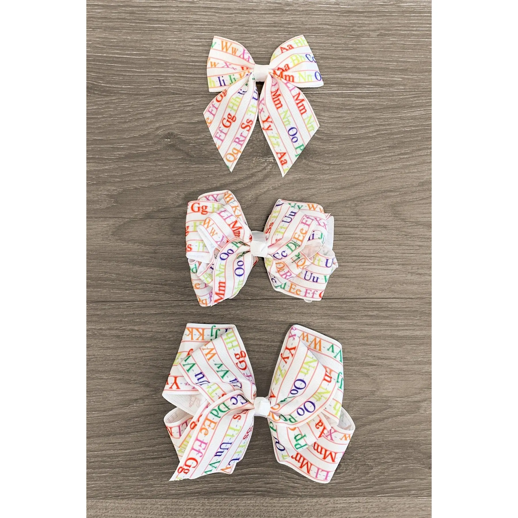 Alphabet Bows