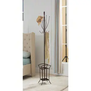Unbeatablesale  CR1472 69 X 14 X 13 In. Coat Rack With Umbrella Stand - Bronze